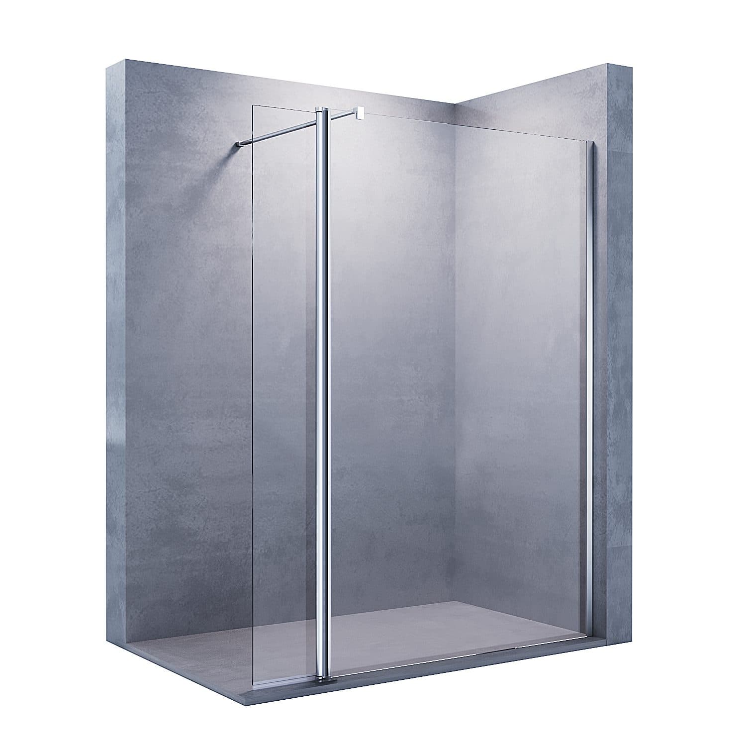 SONNI Walk-In Duschwand 70-120cm ESG Nano-Beschichtung - Bild 2