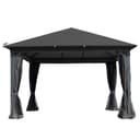 BRAST Pavillon Aluminium Infinity 4x4m wasserdicht mit Moskitonetz Bild 2