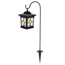 GLOBO LIGHTING LED Solarleuchte Schwarz Warmweiß mit Erdspieß Bild 2