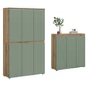 furnling Mehrzweckschrank-Set Sarca 2-tlg. Kommode & Schrank Grün Bild 2