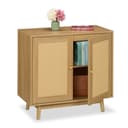 relaxdays Sideboard Rattan Design Holzoptik Bild 2