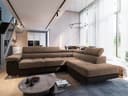 Masseno Ecksofa SELVA L-Form mit Schlaffunktion und Bettkasten Bild 2