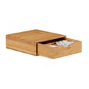 relaxdays Schubladenbox Bambus Natur 1 Einschub Bild 2