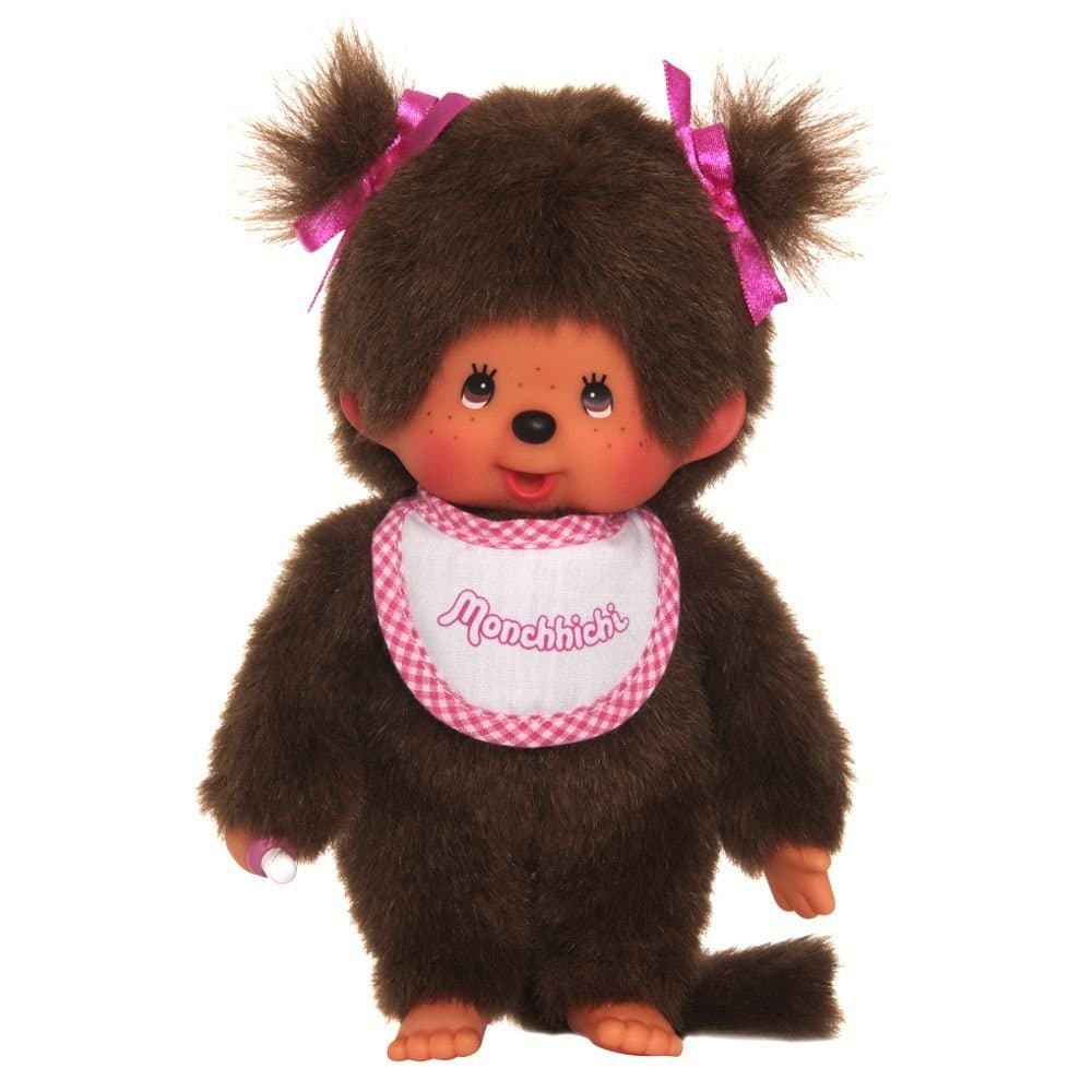 Monchhichi Plüschfigur Mädchen mit Zöpfen 20 cm - Bild 2