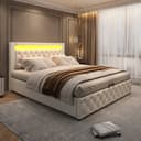 MODFU Polsterbett mit Stauraum und LED-Beleuchtung Bild 2