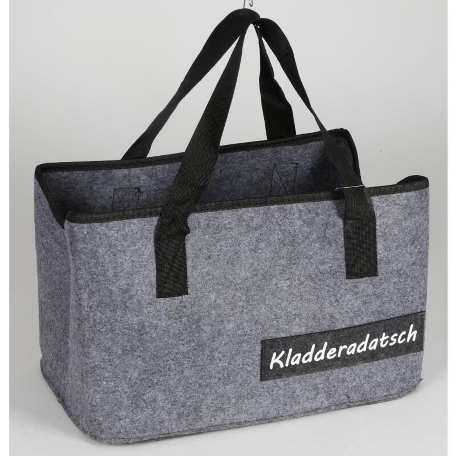 BURI Filztasche mit Applikation und Tragegurten - Bild 2