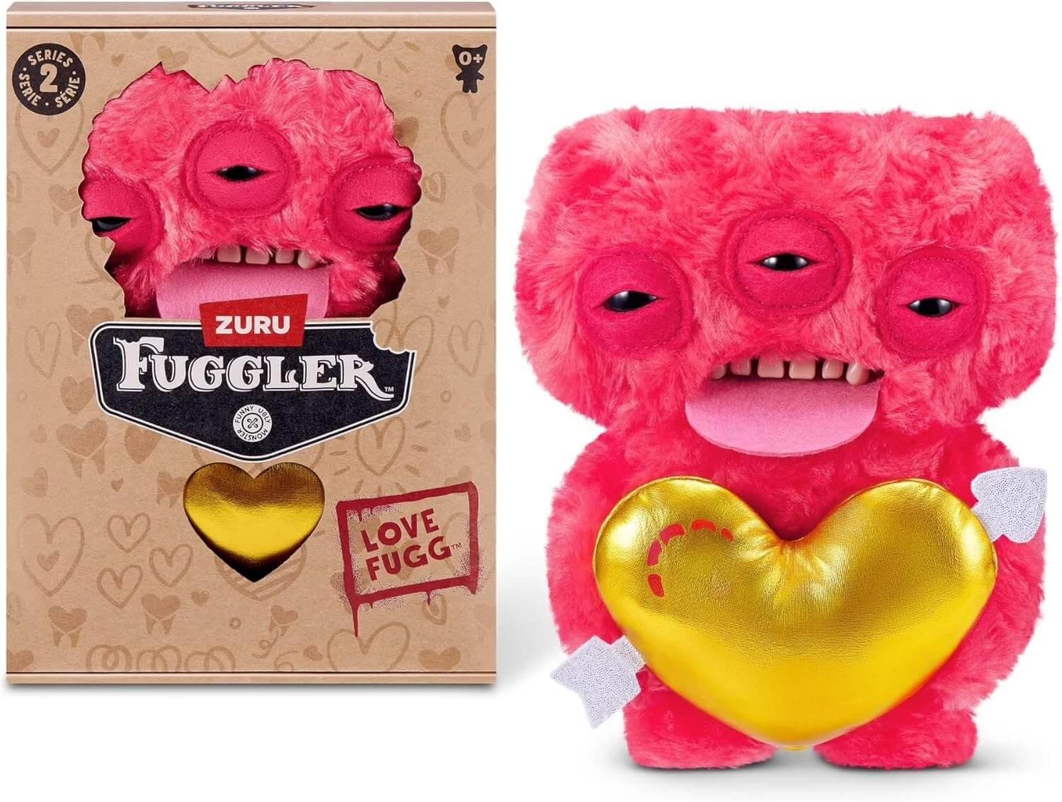ZURU Fuggler Love Fugg 23 cm Annoyed Alien Rot - Bild 2