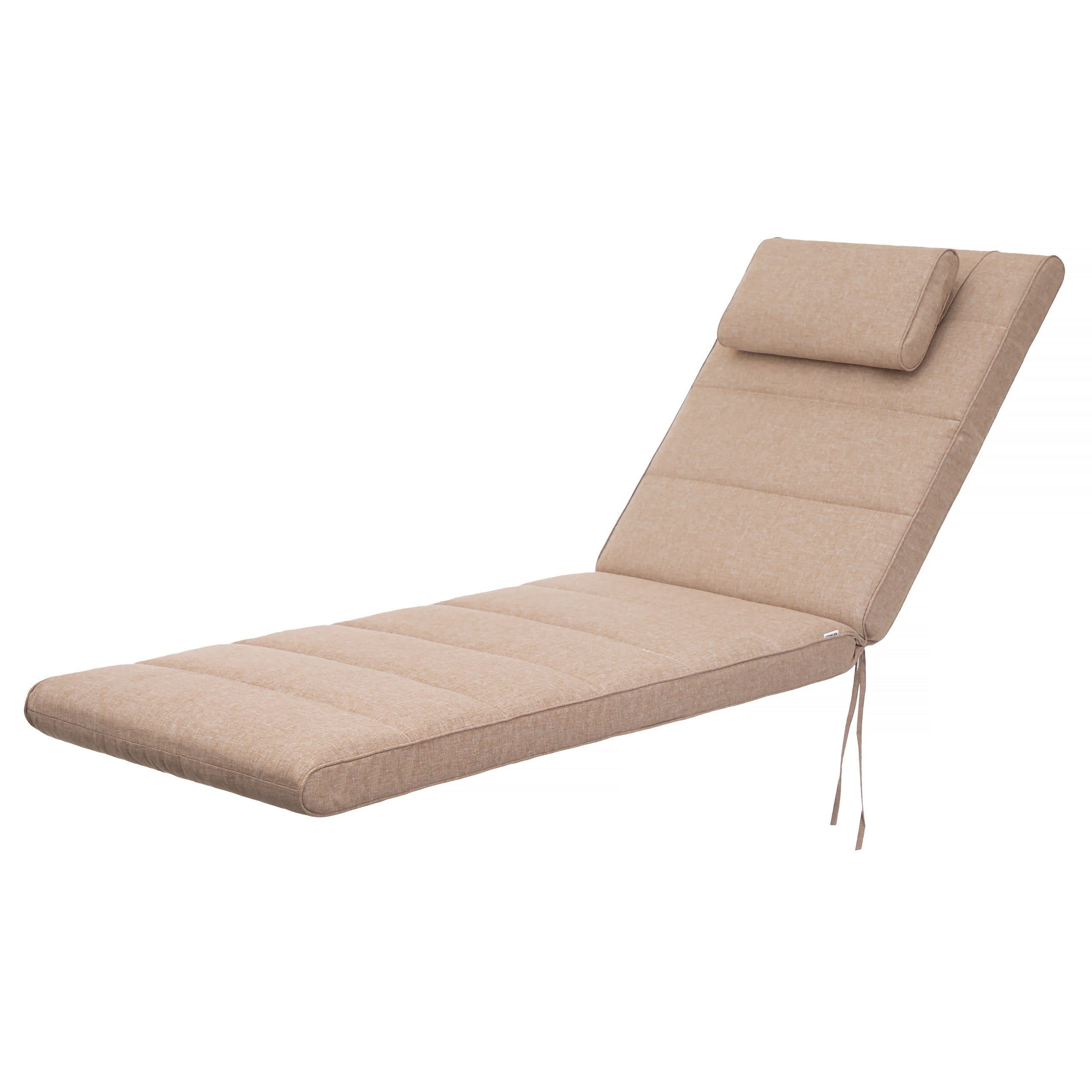 Hobbygarden Liegenauflage Alicante Beige wasserabweisend mit abnehmbarem Bezug - Bild 2