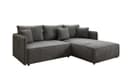 Luxusbetten24 Schlafsofa Marlen in Grau Cord mit Schlaffunktion Bild 2