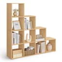 VASAGLE Bücherregal Raumteiler Würfelregal Beige Bild 2