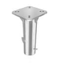 FIVMEN Schirmhalter Metall Universal Bodenplatte Silber Bild 2