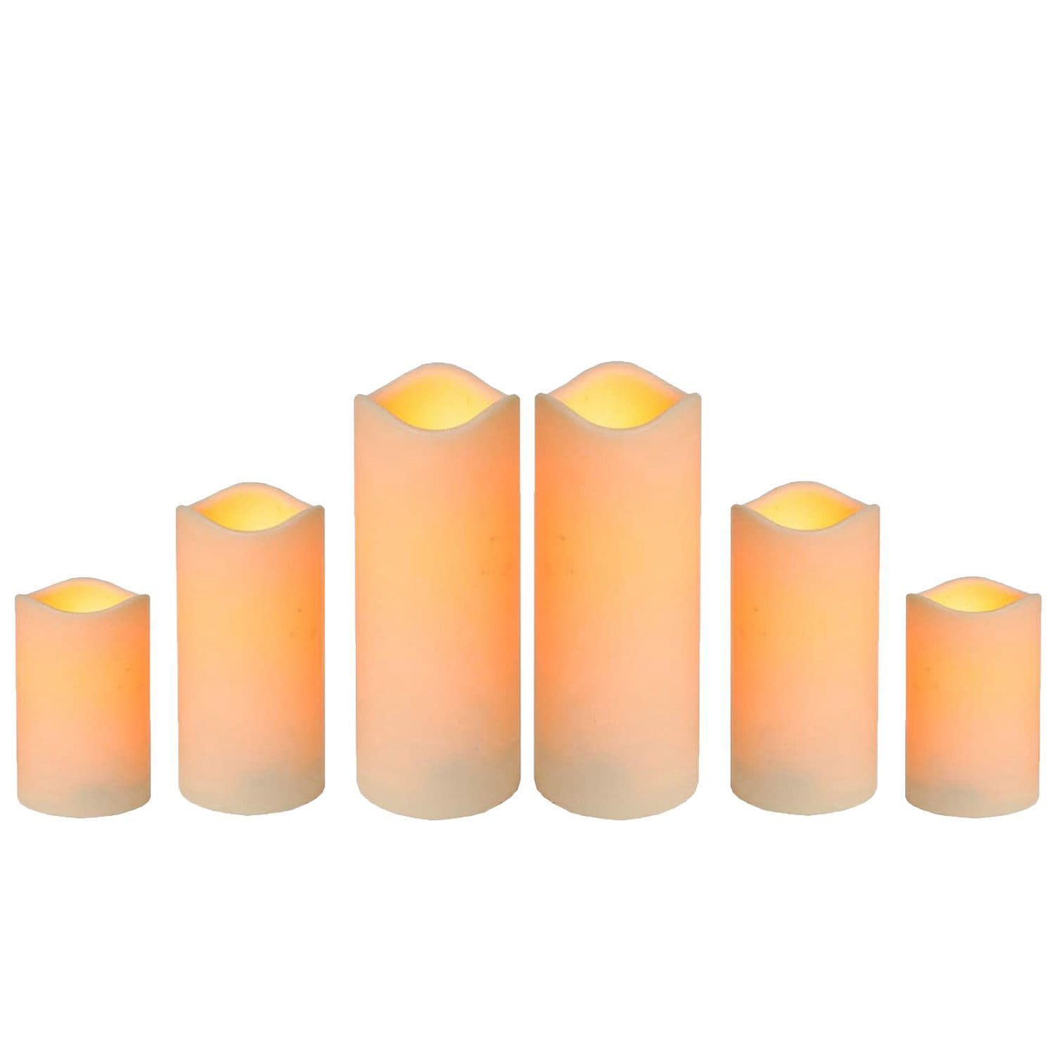 Marrakesch Orient & Mediterran Interior LED-Kerze 6er Set Stumpenkerze Outdoor - Bild 2