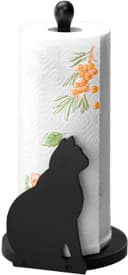 Maximex Küchenrollenhalter Katze Schwarz Holz Bild 2