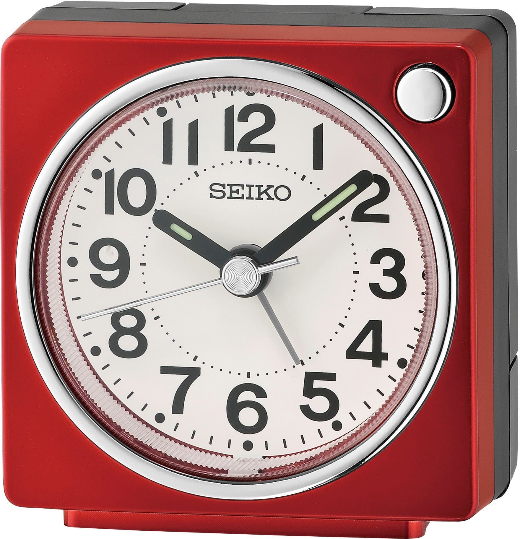 Seiko Quarzwecker QHE196R mit Piepalarm und durchlaufender Sekunde