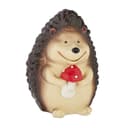 RELAXDAYS Gartenfigur Igel Braun Rot Weiß Polyresin Bild 2