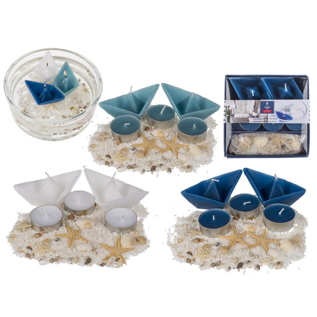 Out of the Blue Schwimmkerze Maritimes Kerzenset