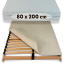 flex it Lattenrostschoner Beige Atmungsaktiv Rutschfest OEKO-TEX Bild 2