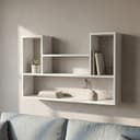 EDAXO Wandregal TALO Weiß Modernes Design Bild 2