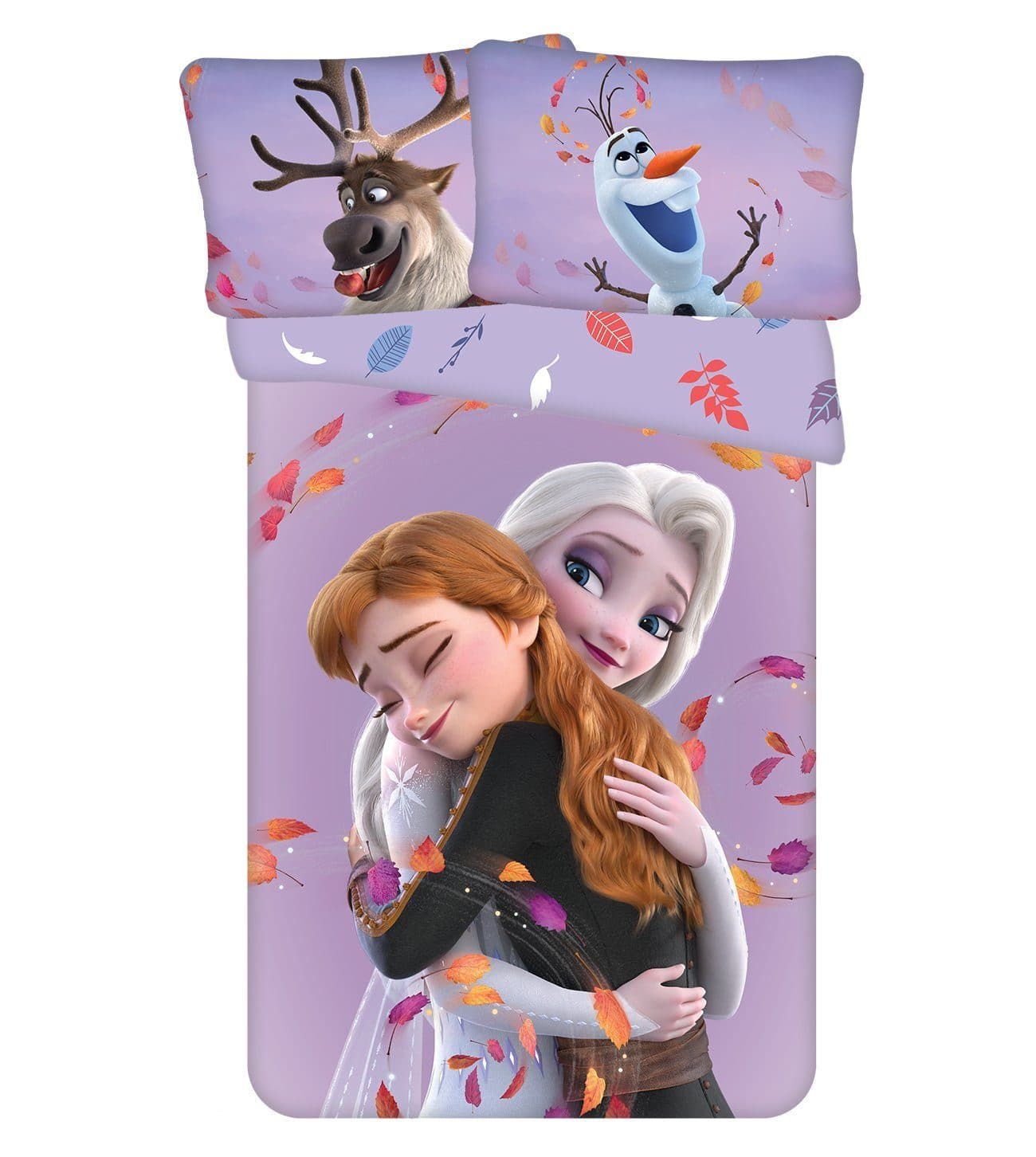 Jerry Fabrics Babybettwäsche Disney Frozen 2 Lila Anna Elsa Olaf - Bild 2