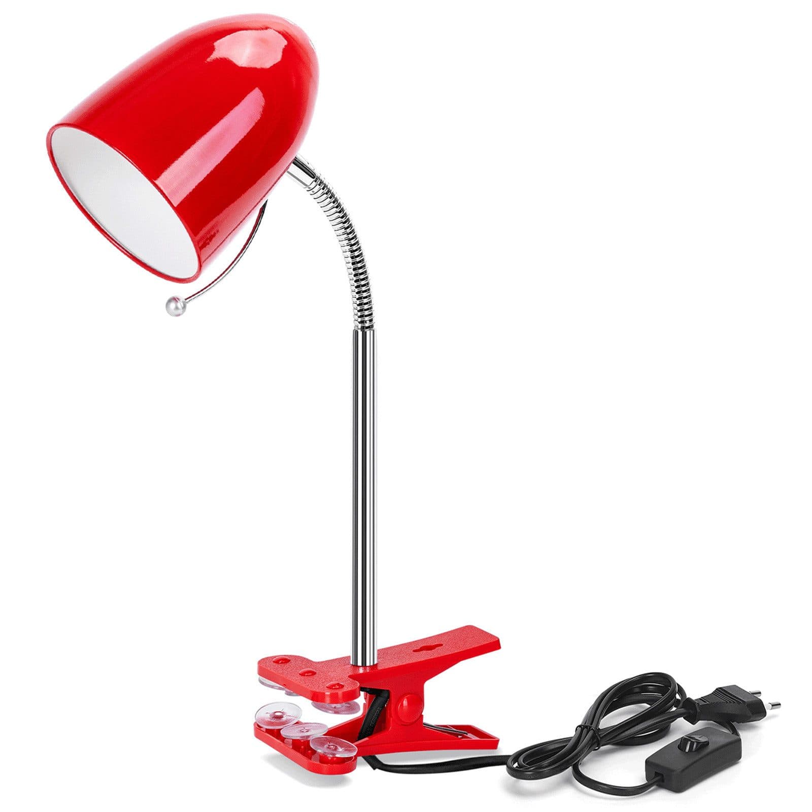 Aigostar LED Klemmleuchte Retro Rot E27