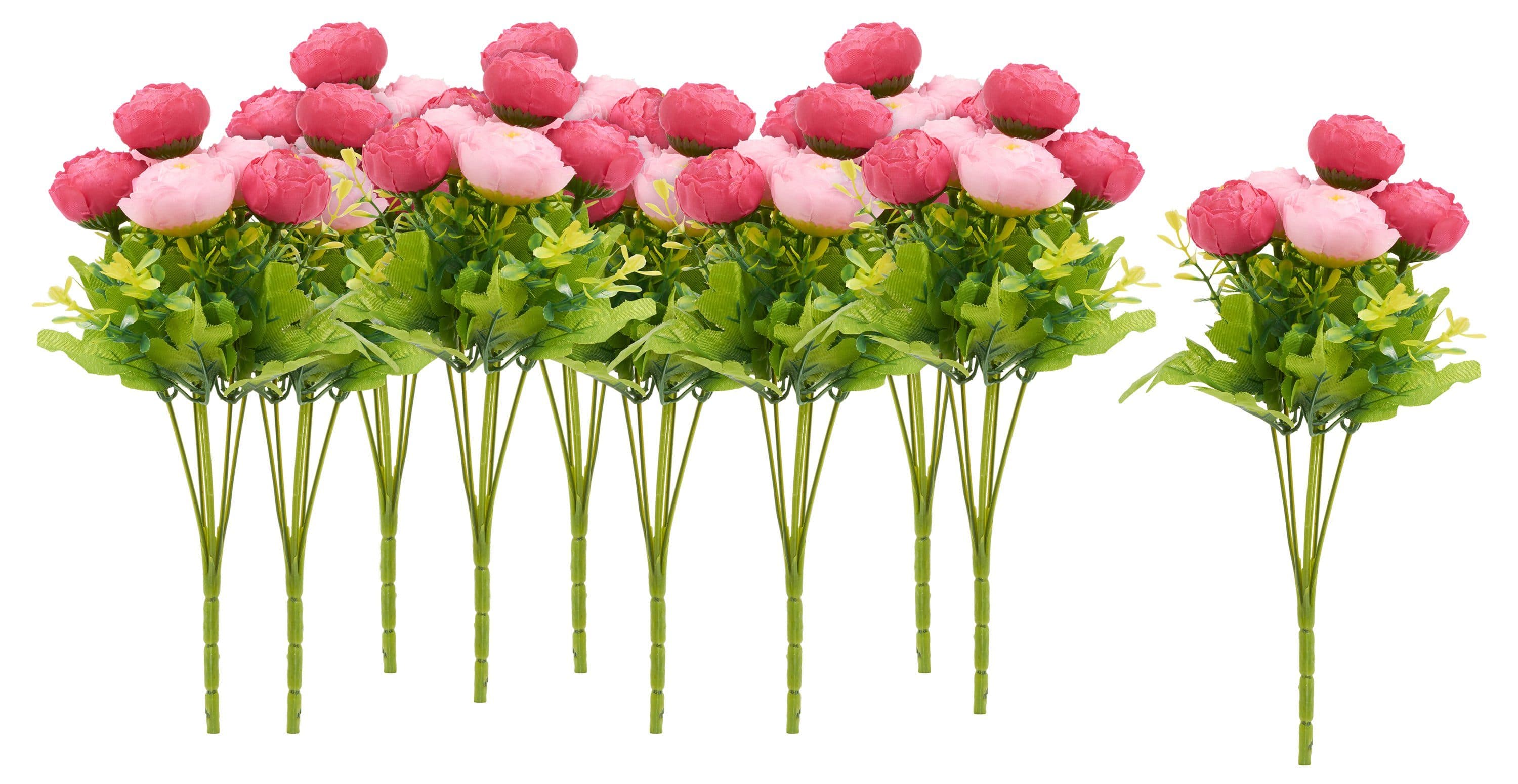 Kunstblume Ranunkelbunde 10 Stück Rosa VBS XXL