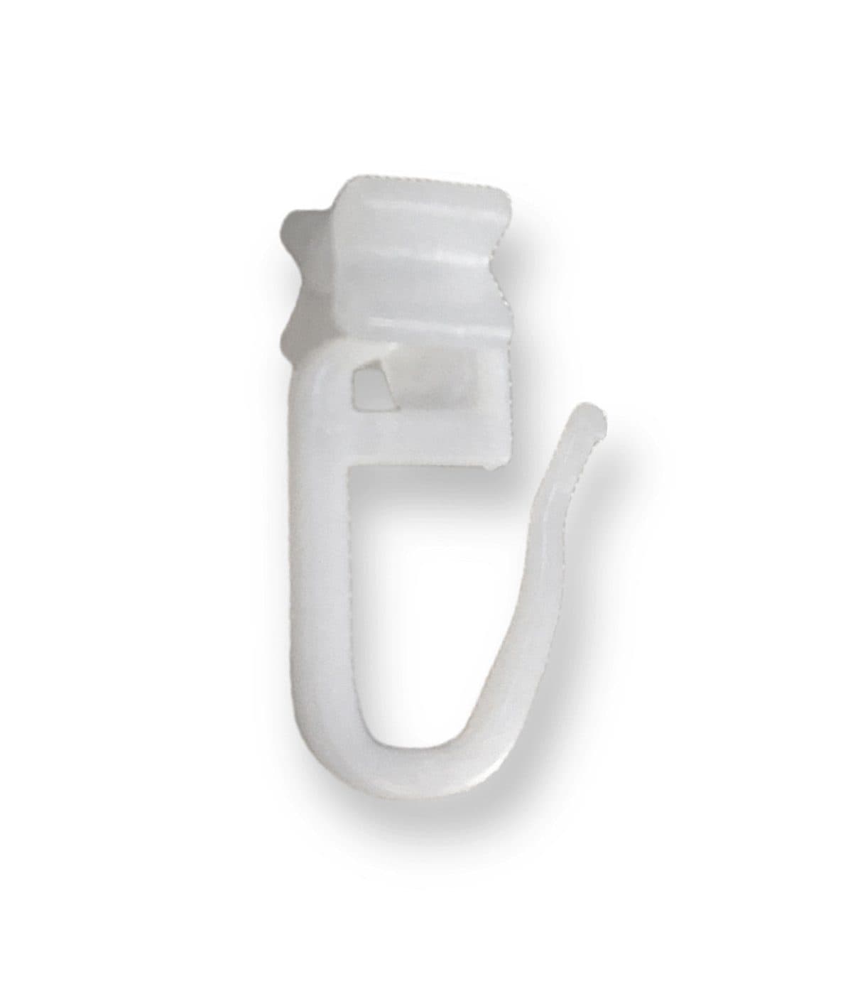 nodeko Gardinenhaken Faltenhaken 100 Stück Weiß X-Gleiter 6mm - Bild 2