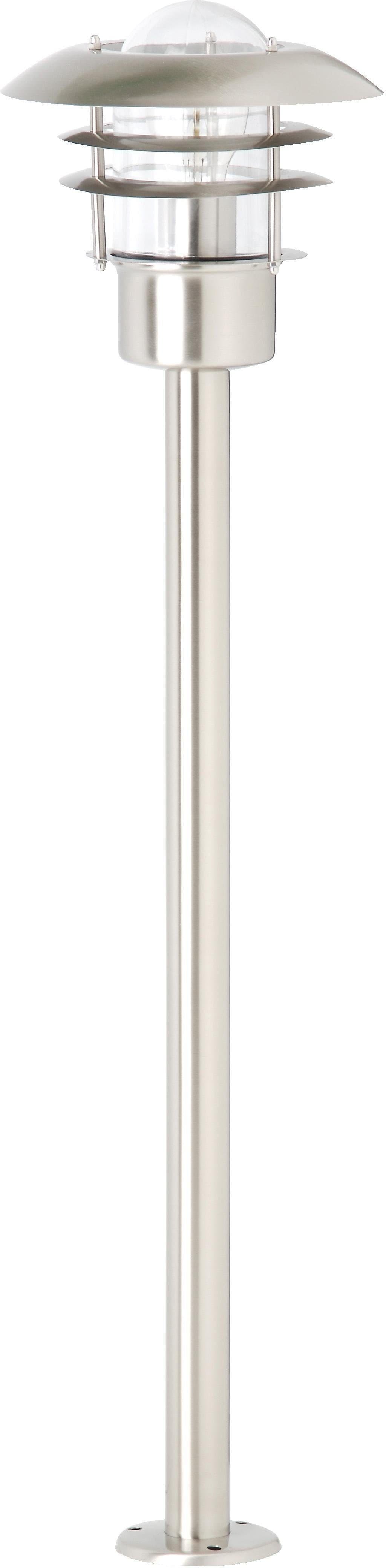 BRILLIANT Außen-Stehlampe Terrence Silber Edelstahl IP44 - Bild 2