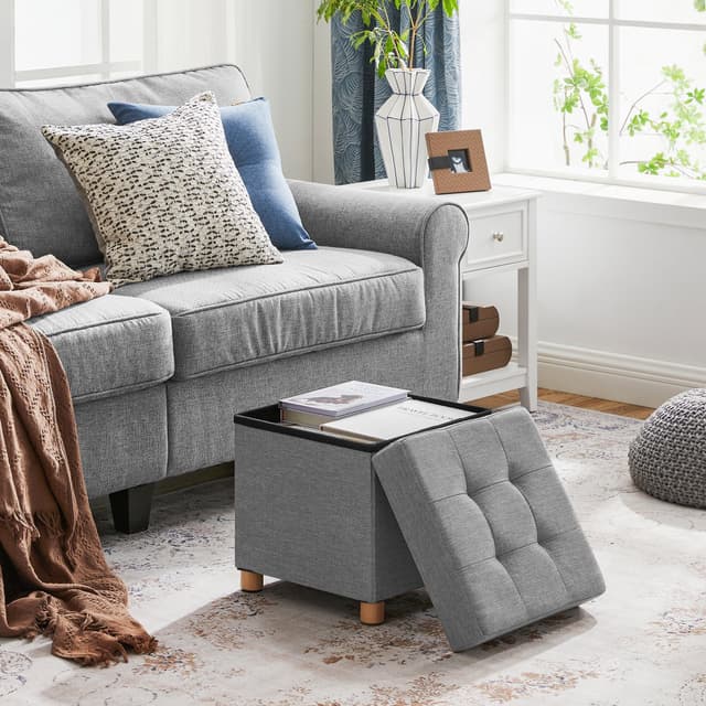 Klappbarer Hocker mit Stauraum - Sitzbank & Schuhregal