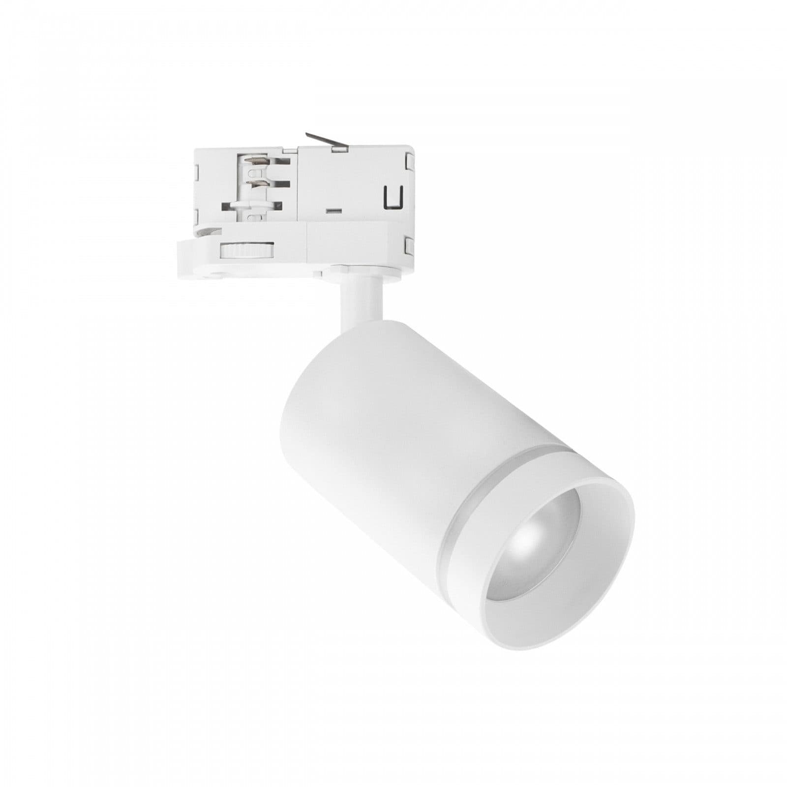 Spectrum LED Schienenstrahler GU10 schwenkbar weiß Aluminium