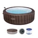 Bestway LAY-Z-SPA Bali AirJet Energiespar-Whirlpool Schokobraun Bild 2