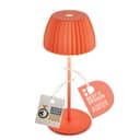 Briloner LED-Akku-Tischlampe Riffle 20 cm Orange Bild 2