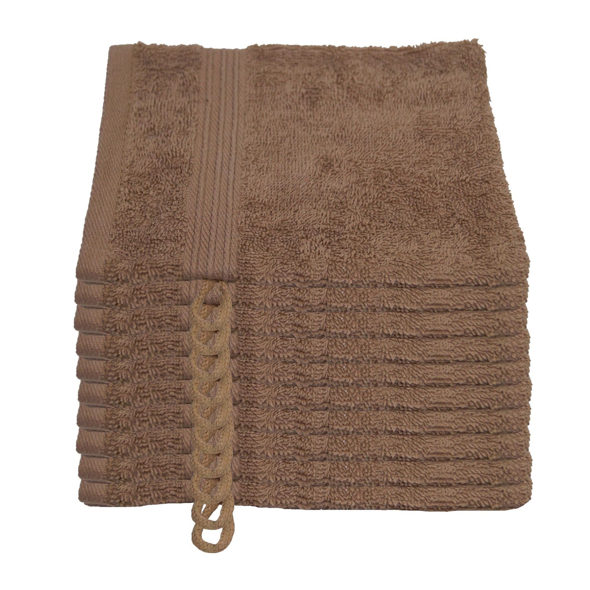 Julie Julsen Waschhandschuh 10-Stk. Pastell Braun 15 x 21 cm