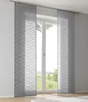 KUTTI Schiebegardine Enya Grau Wellen-Design Bild 2