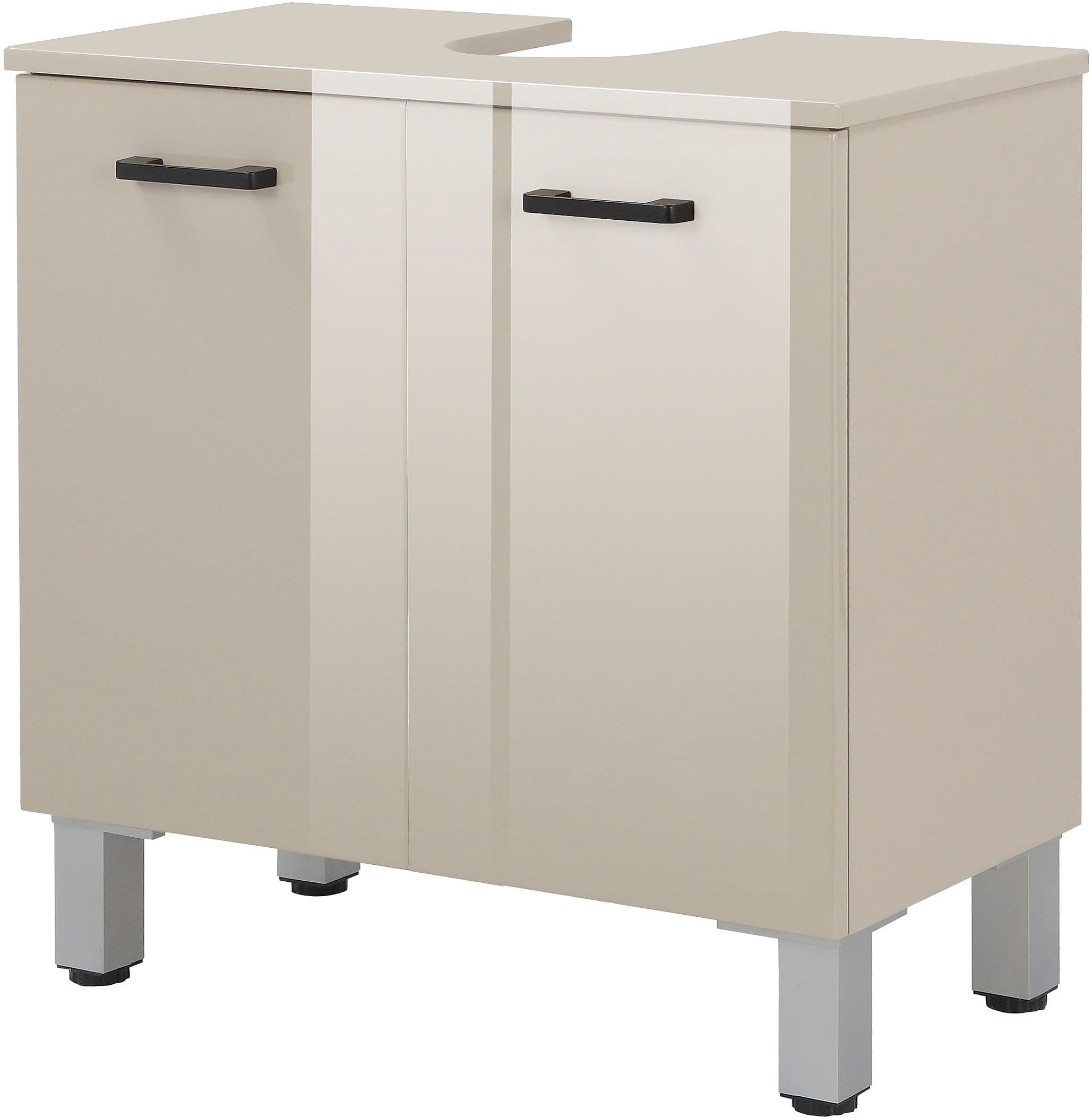 WELLTIME Waschbeckenunterschrank Florenz 2-Türig Beige - Bild 2