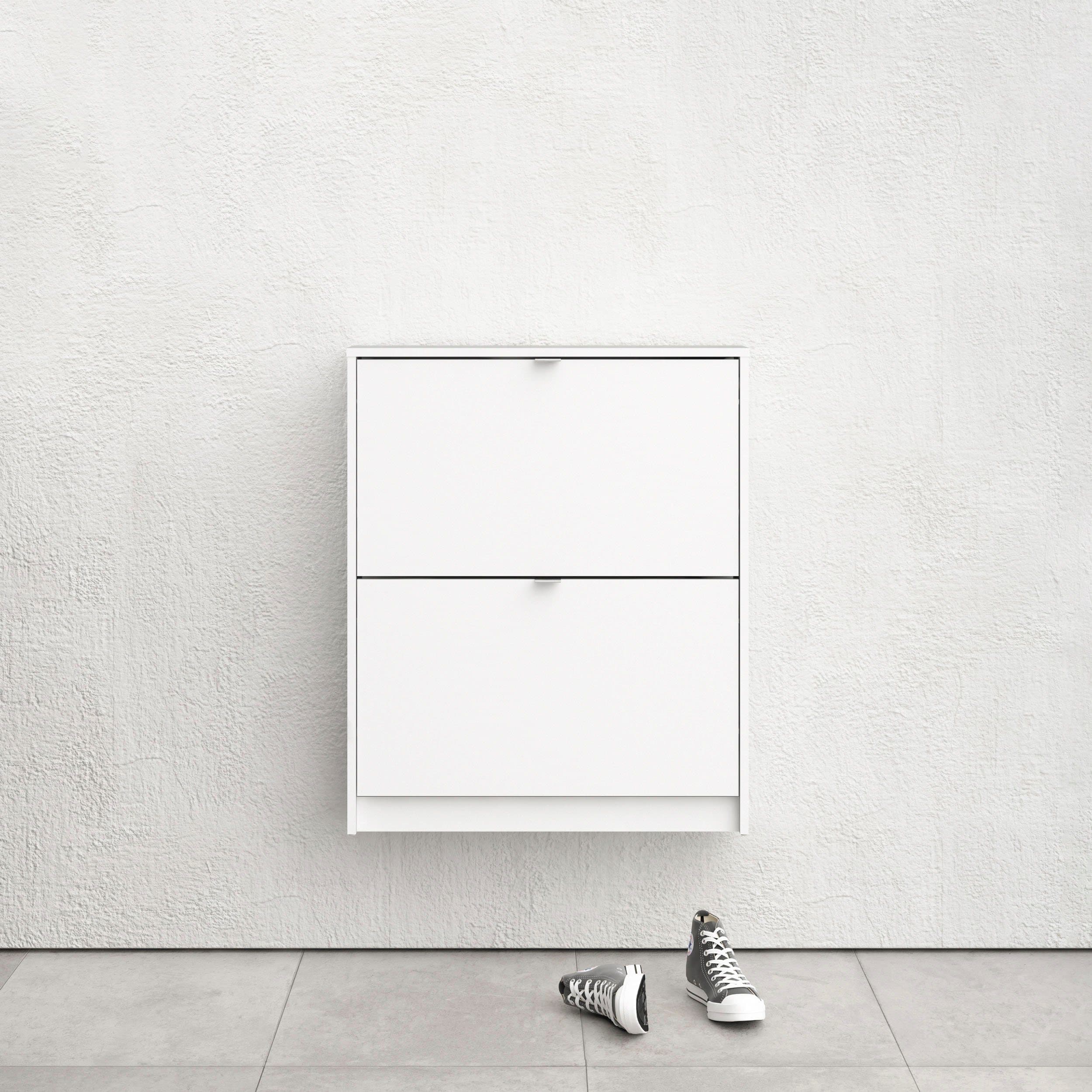INOSIGN Schuhschrank Weiß mit 2 Klappen und FSC-Zertifizierung - Bild 2