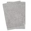 HAMMETEX Waschlappen 2er-Set Grau 100% Baumwolle Bild 2