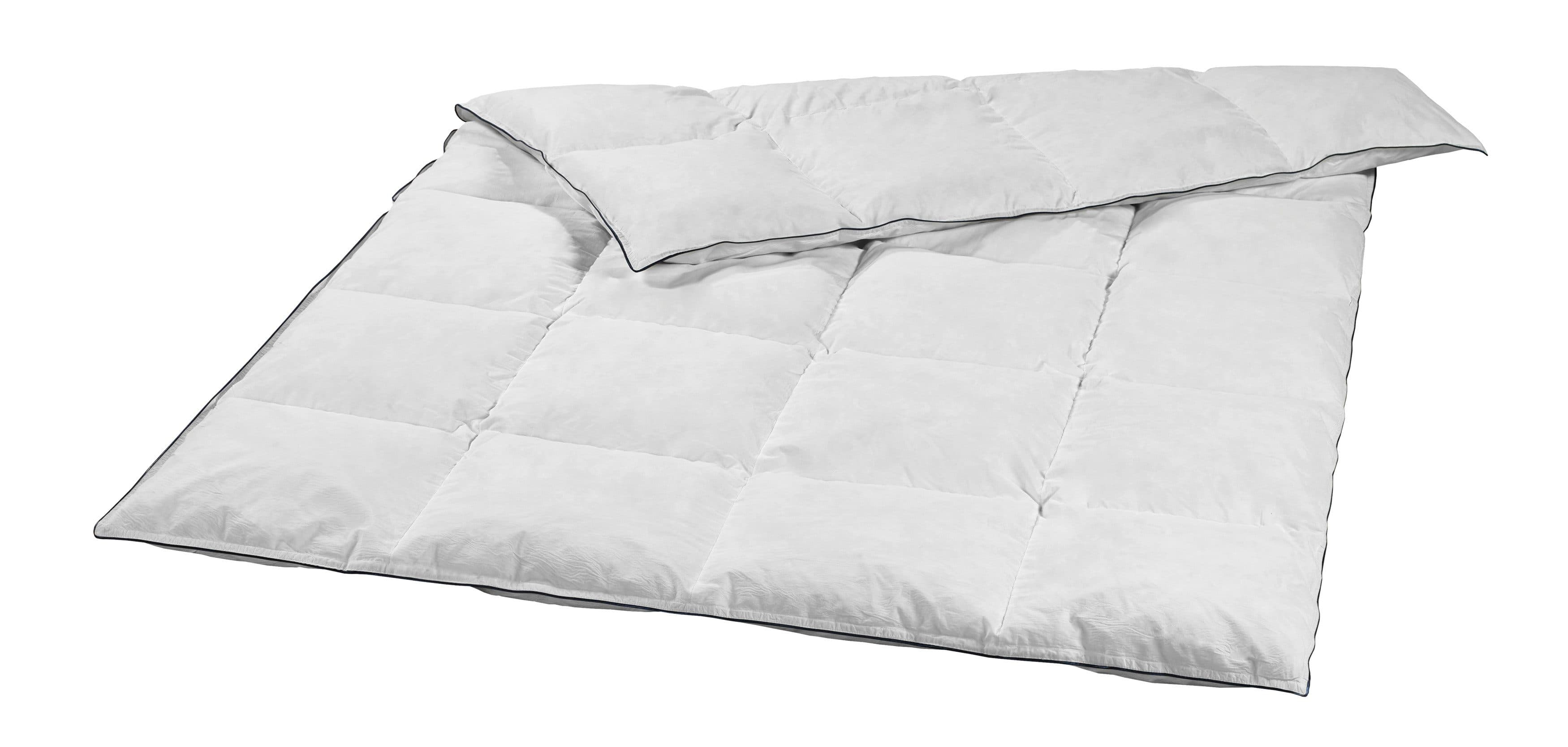 sleepling Federbettdecke Loft 80% Federn 20% Daunen Mako-Batist Weiss - Bild 2