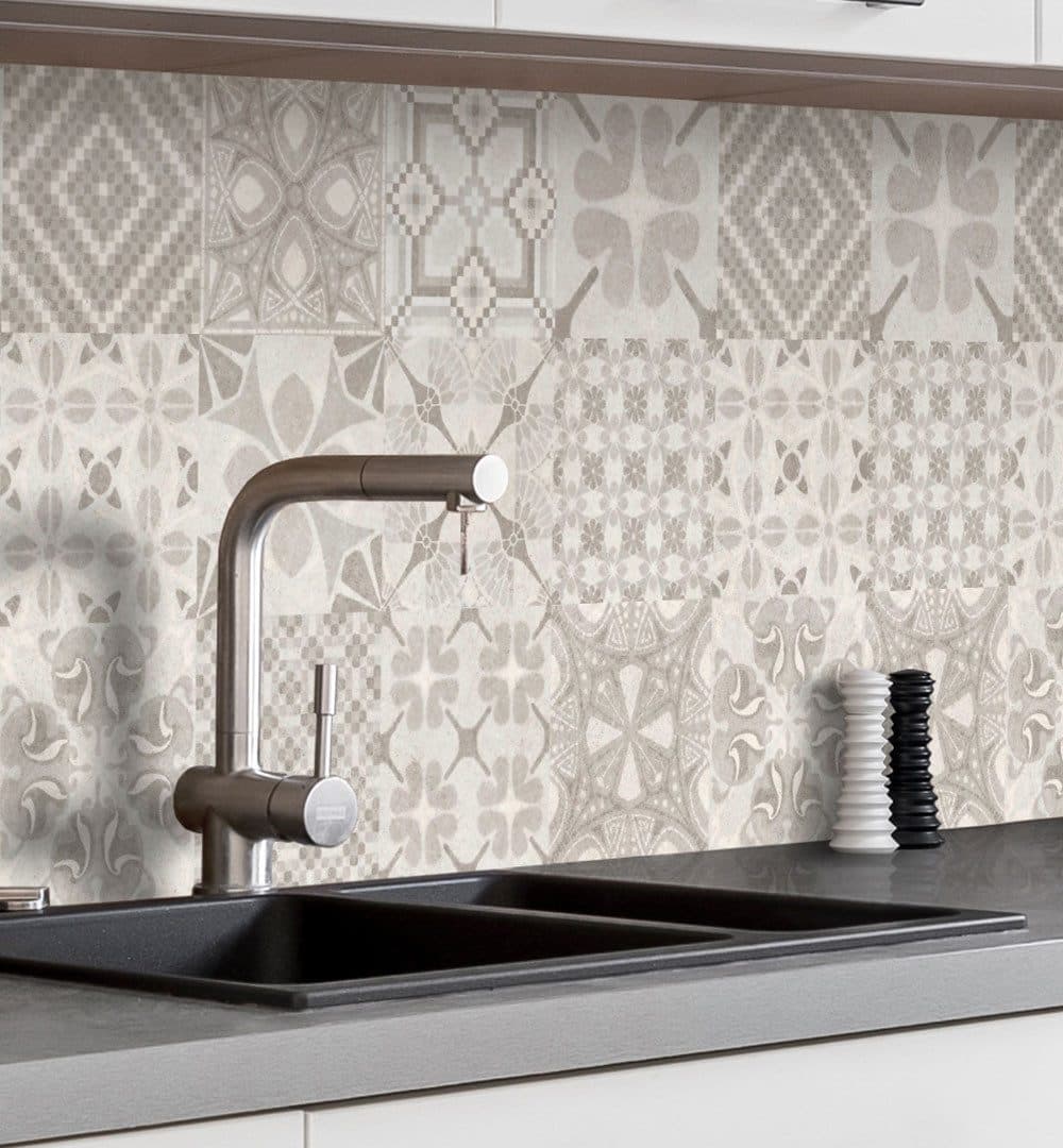 MyMaxxi Küchenrückwand Selbstklebend Mosaik Beige Retro Spritzschutz - Bild 2