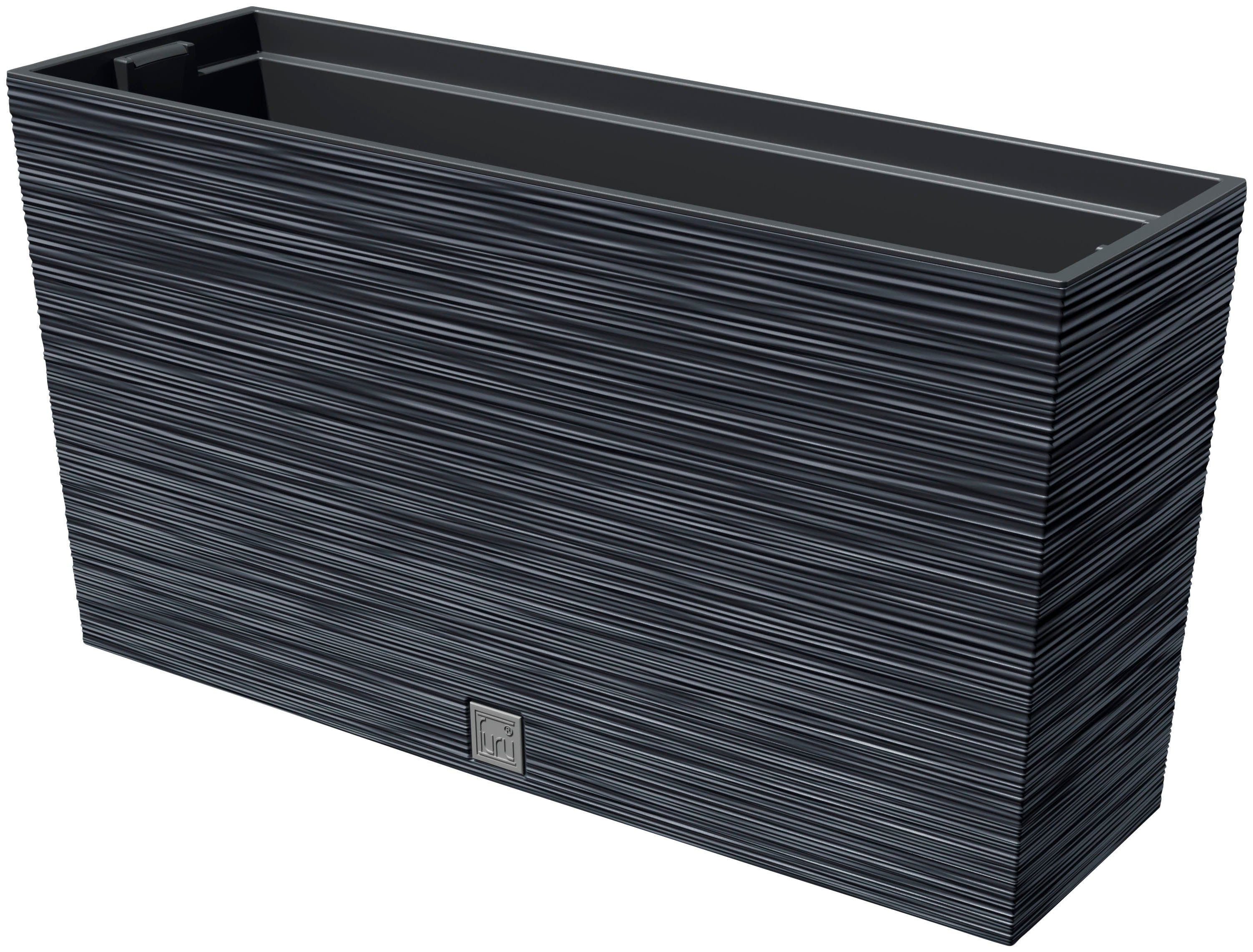 Prosperplast Blumentopf FURU M - Dekoratives Pflanzgefäß mit gerippter Struktur