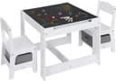 EUGAD Kindersitzgruppe 3-tlg. Weiß mit Tafel und Stauraum Bild 2