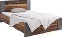 FORTE Bett Clif Jugendbett Industrial Design Grau 140x200 cm Bild 2