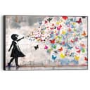 Reinders! Wandbild Butterfly Girl Mehrfarbig Bild 2