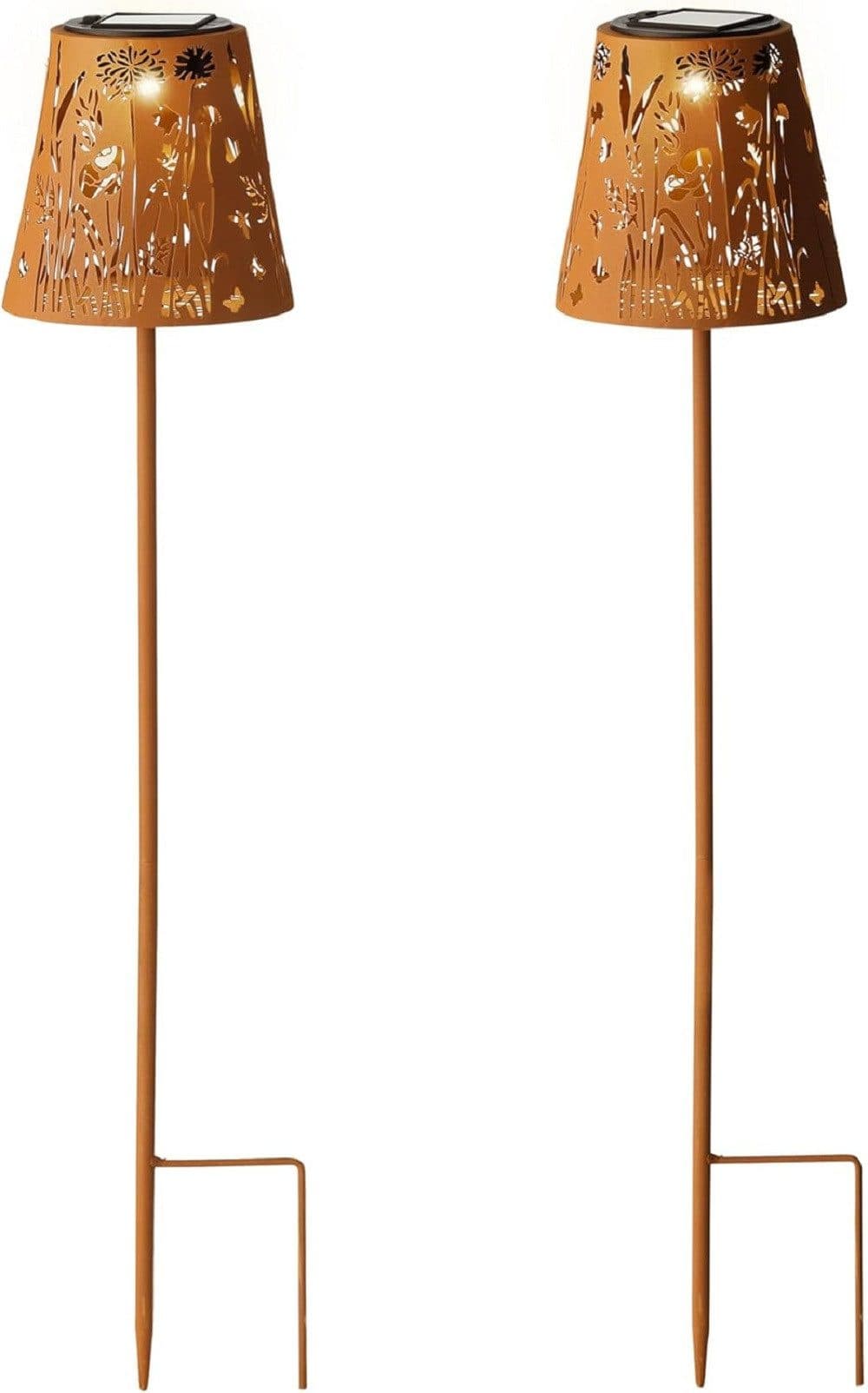 Lumineo LED Solarleuchte Dauerlicht Warmweiß 2er Set - Bild 2