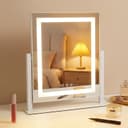 Nettlife Schminkspiegel mit LED-Beleuchtung und Touch-Dimmer Bild 2