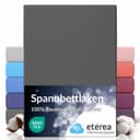 etérea Extra Jersey Spannbettlaken Anthrazit 90x200 cm Bild 2