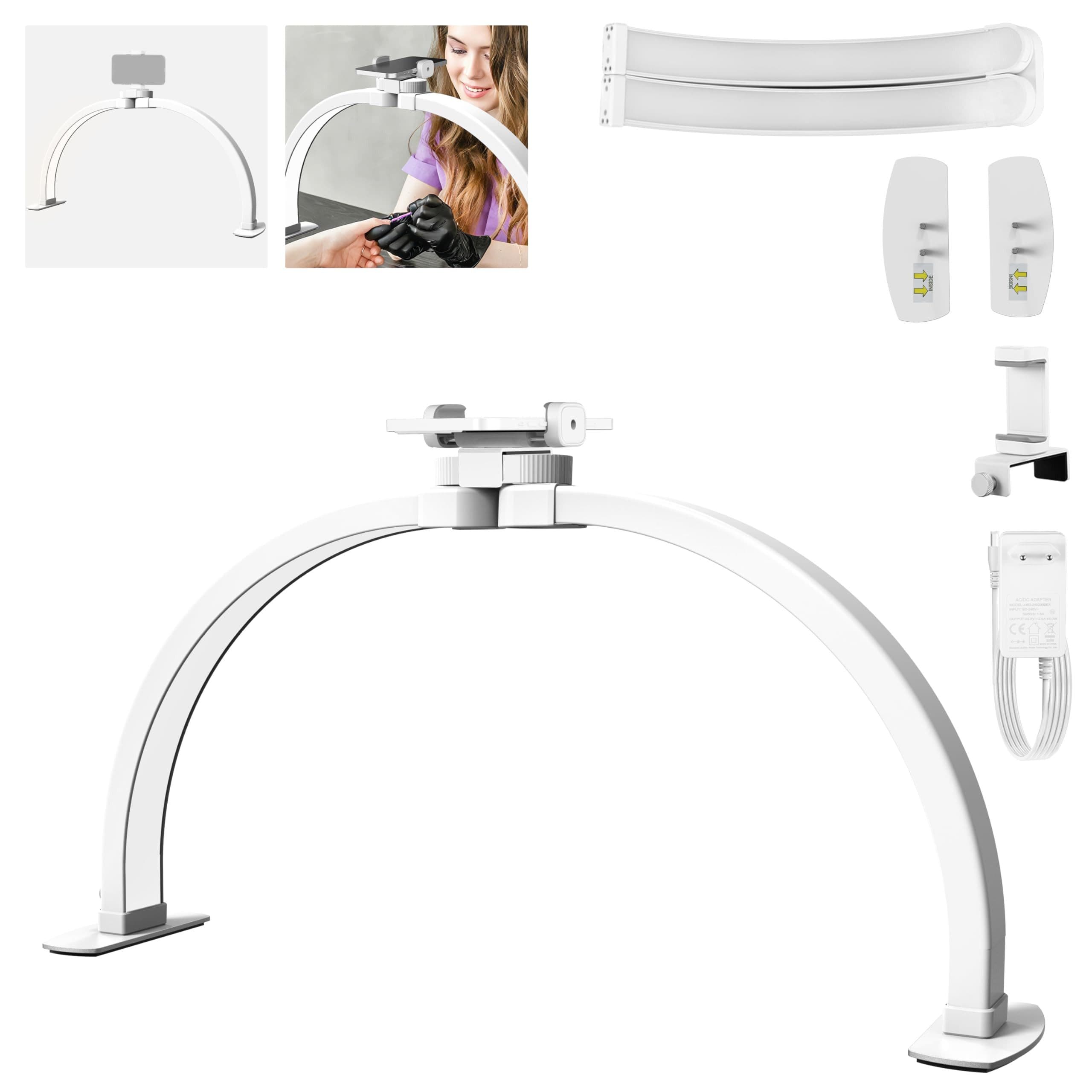 Neewer LED Schreibtischlampe HM04-D Weiß 308 LEDs faltbar - Bild 2