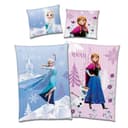 Familando Kinderbettwäsche Set Disney Frozen Biber Blau/Rosa Bild 2