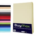 Buymax Spannbettlaken Jersey 100% Baumwolle Beige Rundumgummi Bild 2