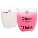 KONZEPT Teelichthalter Kerzengläser 225 ml Transparent 12 St. Bild 2
