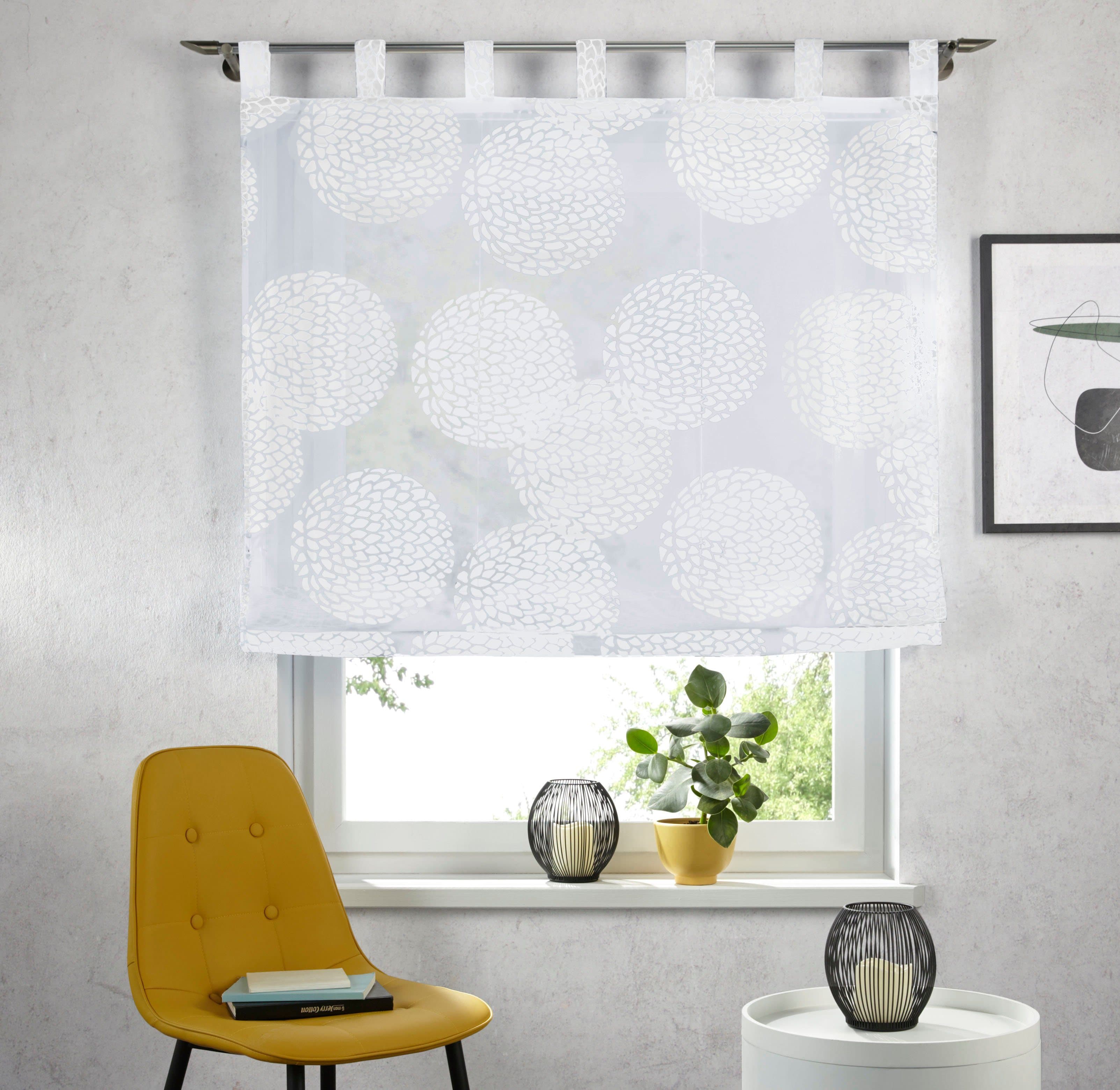 OTTO HOME Raffrollo Belem Weiß Transparent Voile - Bild 2